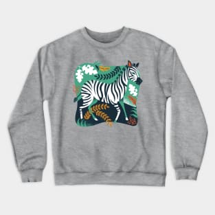 Zebra Crewneck Sweatshirt